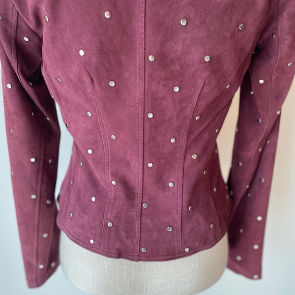 NWT Cache Rasin-Colored Suede Jacket - Picture 8 of 12